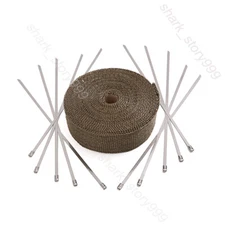 Motorcycle Exhaust Header Pipe Heat Wrap Tape Thermal Protection ATV 2" x50ft