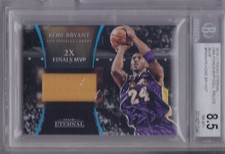 KOBE BRYANT 2016-17 Panini Eternal MVP Patch #PE-MVP9 Blue #'d/25 BGS 8.5 Pop 1