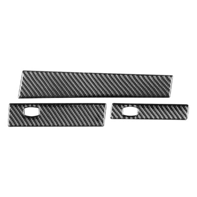 Carbon Fiber Car Front Co-Pilot Cup Holder Panel Cover For BMW 5 E60 04 06 08 10
