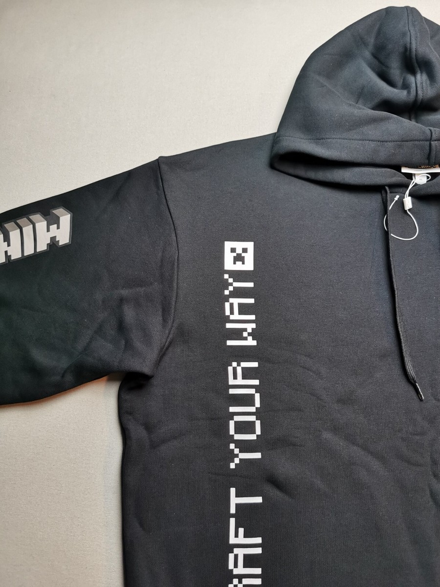 LACOSTE X MINECRAFT Mens Size 2XL Loose Fit Hoodie BNWOT Black