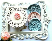 Set of 6 Eco-Friendly Reusable Face Pads Washable Makeup Remover Pads Vegan 