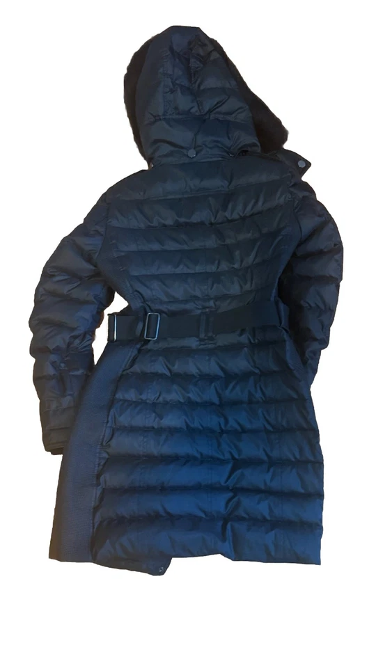 Chaqueta Abrigo Burberry London Para Mujer Gris ABBEYDALE Plumón Abombado EE. UU. 8 IT 42 Foto 3 de 4