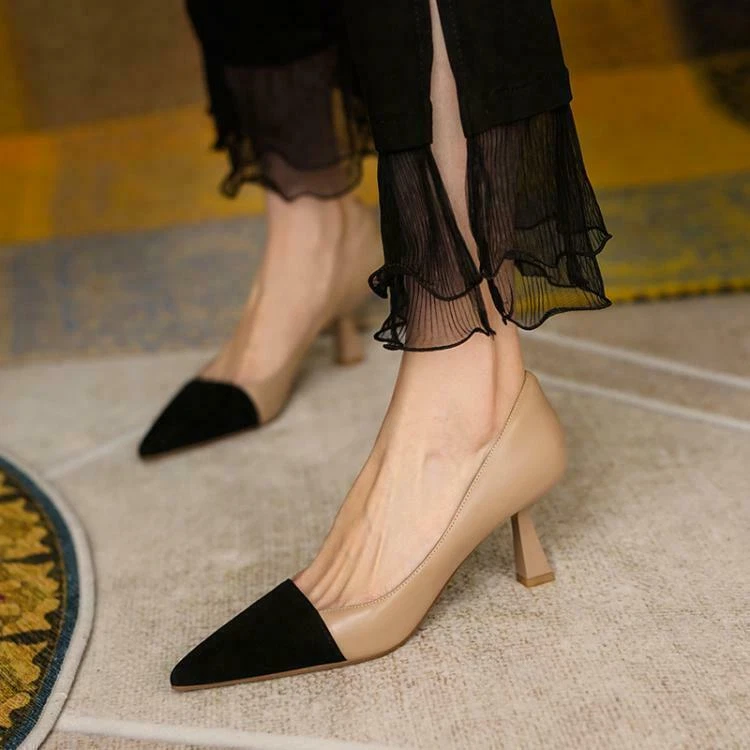 Two color pumps cheap