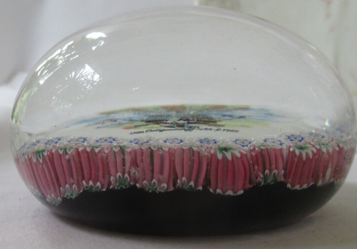 MURANO GLASS VON LUTTGENDORFF HOT AIR BALLOON AIRSHIP MILLEFIORE PAPERWEIGHT - Picture 5 of 6