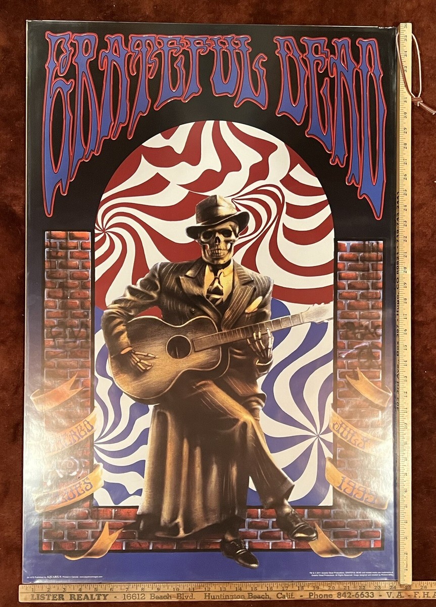 Grateful Dead Poster Chicago Blues July 9, 1999 24” X 36” | eBay