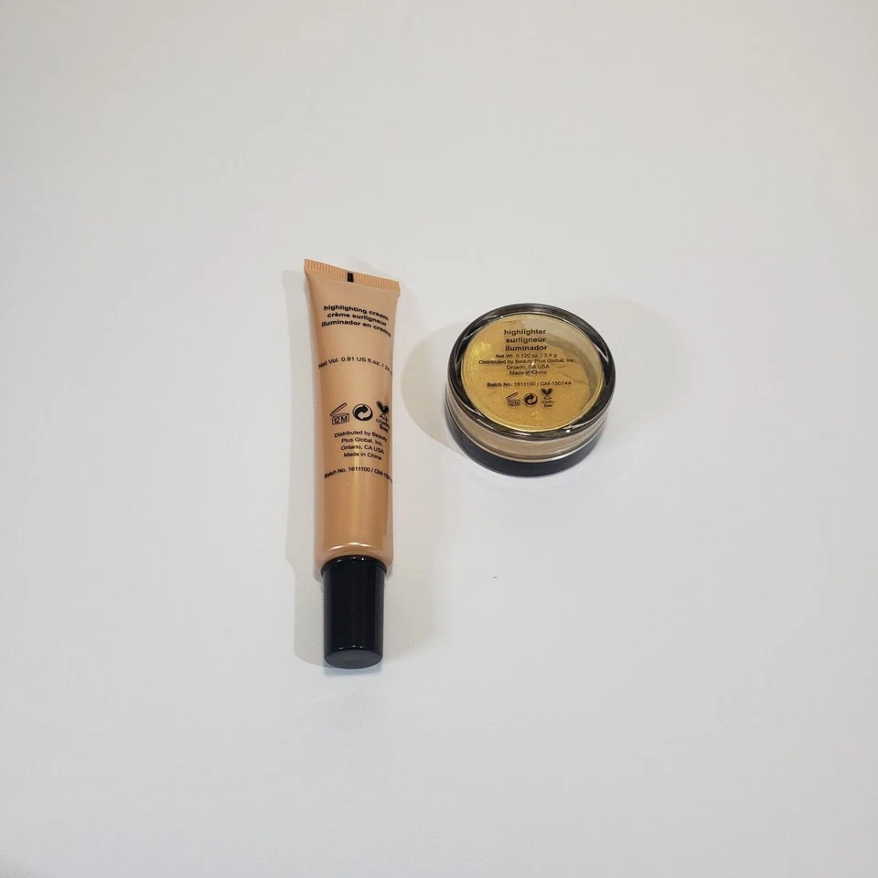 Шампанское зарево крем и порошок хайлайтер комплект 2 шт новый город цвет  - Изображение 3 из 4