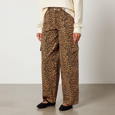 NOMANIAI 24aw leopard cargo pants