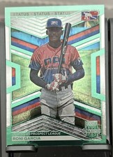 2023 Panini Elite Extra Edition Baseball Roni Garcia Green Foil /499