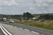 Photo 6x4 Cornwall : The A394 Carnebone Heading along the A394 as it head c2015