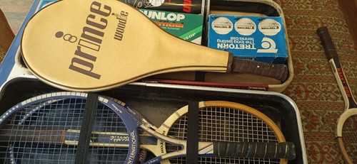 Tennisschläger mit Tasche und Bällen(aus Nachlass) - Bild 12 von 12