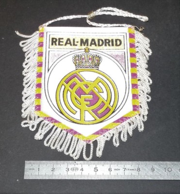 FANION WIMPEL PENNANT BANDERIN 9x11cm REAL ZARAGOZA SARRAGOSSE (ESPAGNE