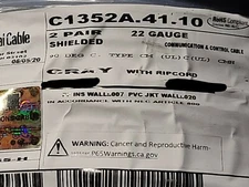 Carol C1352A 22/2P Individually Shielded Twisted Pairs Data/Control Cable /50ft