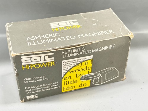 VINTAGE SPULE H POWER MANGNIFIER LUPE LESEKETTE - Bild 8 von 10