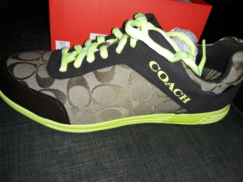 coach sneakers yellow