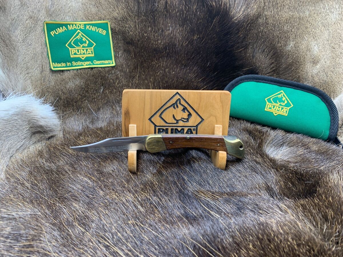 1977 Vintage 970 Puma Game Warden Knife & Jacaranda Handles 1977 Vintage 970 Puma Game Warden Knife & Jacaranda Handles