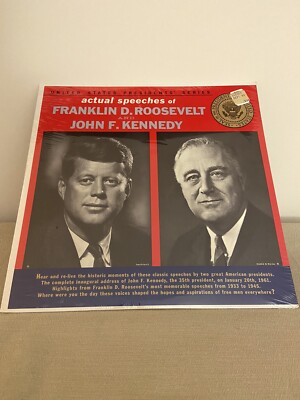 Actual Speeches Of Franklin D. Roosevelt  & John F. Kennedy LP Sealed 