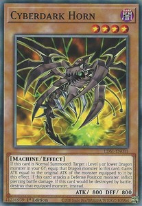 Cyberdark Horn - LDS1-EN031 - Common - 1st Edition x3 - Near Mint