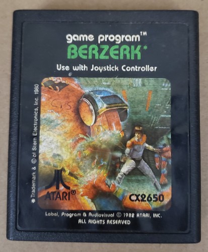 Videojuego cartucho Berserk (Atari 2600, 1982) - Imagen 1 de 4