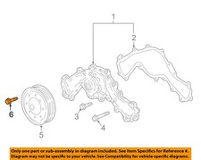 GM OEM 07-24 Camaro Cooling Water Pump-Pulley Bolt 11588940