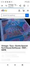 Vintage - Tyco - Quints Special For 5 House Dollhouse - 1989 - NRFB