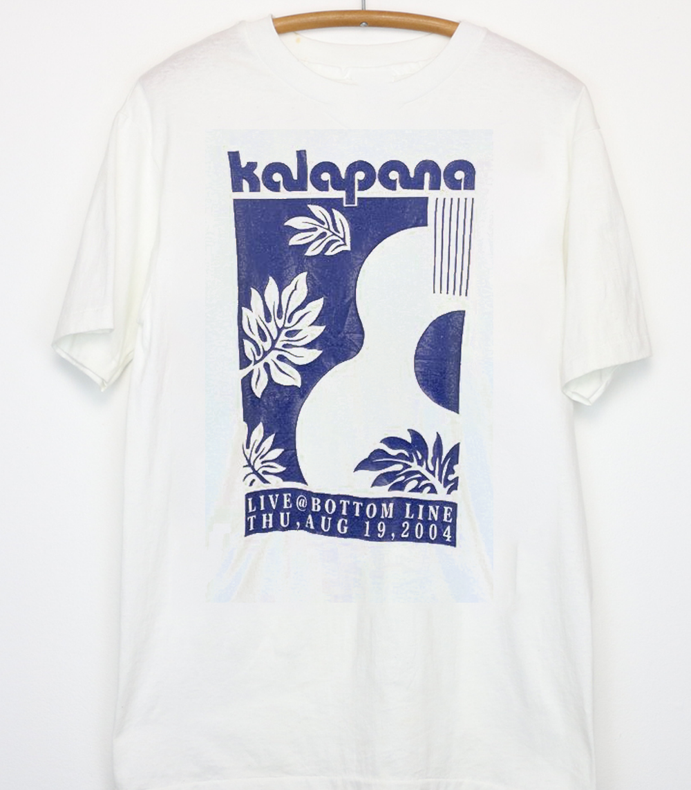 Kalapana BAND VTG white T-shirt short sleeve All sizes S to 45Xl