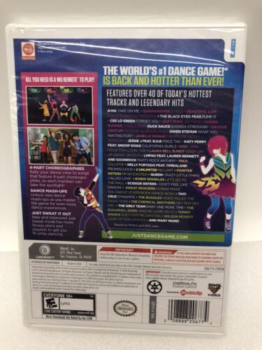 Just Dance 3 Nintendo Wii, 2011 Bonus Tracks Target Exclusive New Sealed - Picture 2 of 7