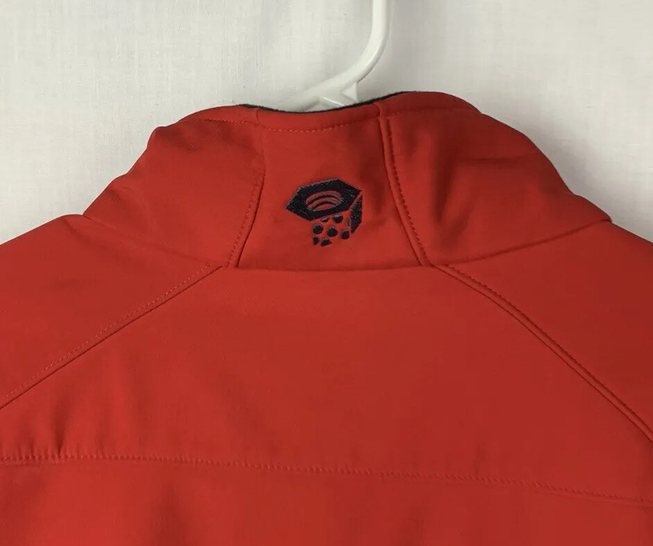 Mountain Hardwear Jacket Fleece Windstopper Full Zip Red Mens Large eBay