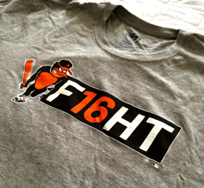 Orioles Trey Mancini Shirt Cancer NEW 2XL BALTIMORE ORIOLES Trey