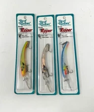 * THE REEF RUNNER * DEEP LITTLE RIPPER ' LOT OF 3 '- TROLLS AT 21 FEET