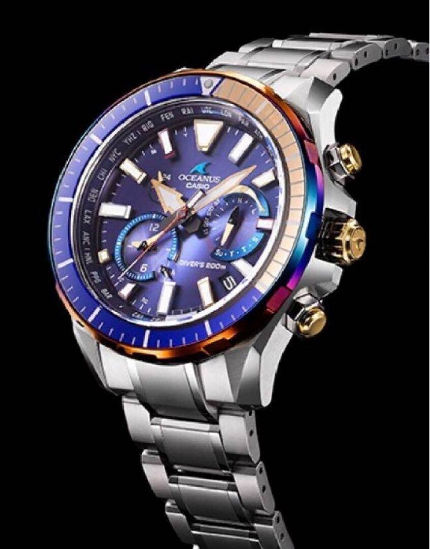 Casio Oceanus Ocw-p2000-1ajf Cachalot Diver 200m Titanium Casio Oceanus Ocw-p2000-1ajf Cachalot Diver 200m Titanium