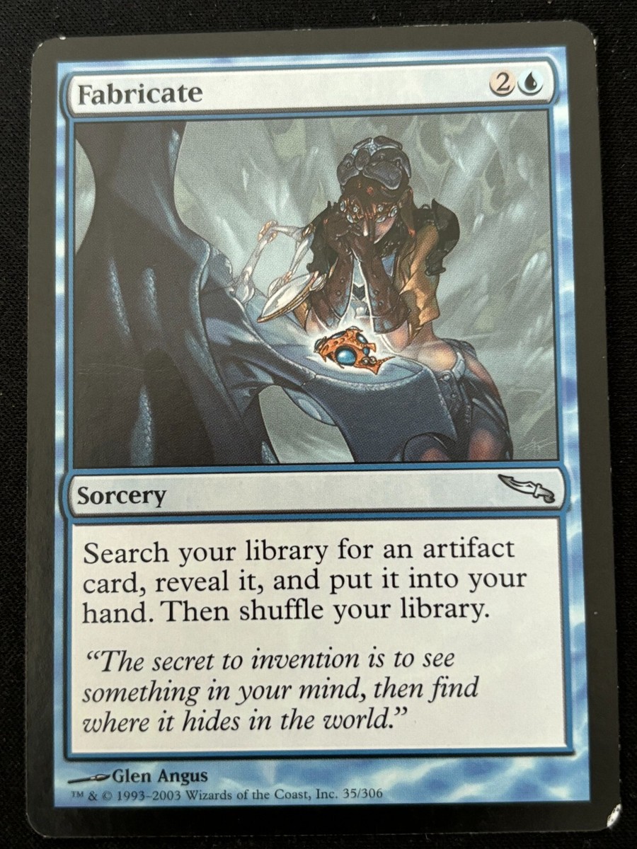 fabricate mtg card Rules Text: Fabricate, 16 cards