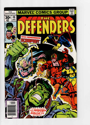 DEFENDERS # 46 MARVEL COMICS April 1977 HELLCAT PATSY WALKER JOINS SCORPIO APP