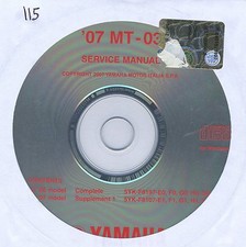 (CD115) CD MANUEL ATELIER MOTO YAMAHA MT-03  2006/2007