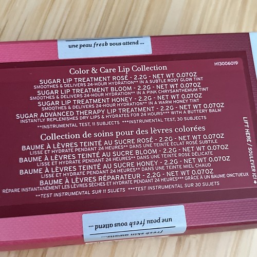 FRESH COLOR & CARE LIP COLLECTION*ROSE*BLOOM*HONEY*ADVANCED THERAPY BOX OF 4 NIB - Picture 4 of 7