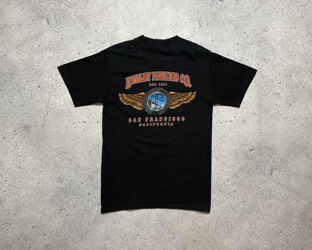 t*m様 Harley-Davidson Dudley Perkins Tシャツ Dudley Perkins Co. Harley Davidson, 90 Years T Shirt, Men's