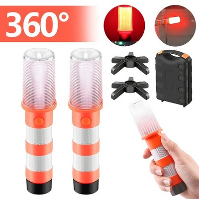 2pcs Super hell Auto LED Notfall Warnung Licht KFZ Dash Strobe Lampe Warnleuchte