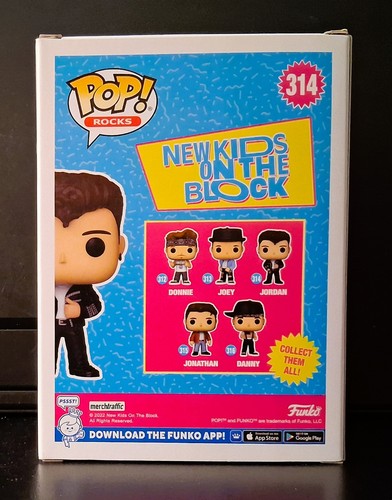 Funko Pop #314 Jordan New Kids on the Block Funko Pop Rocks - Picture 3 of 4