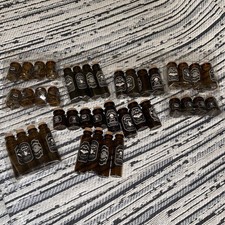 NEW Mini Apothecary Amber Glass Potion Bottles Cork 40 pcs
