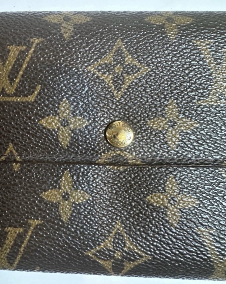 Louis Vuitton Monogram Portefeuille Sarah Wallet | eBay