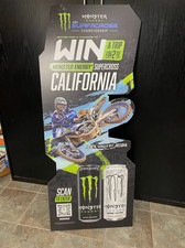 Monster Energy Supercross Cardboard Display Stand 59 Inch Retail Advertising