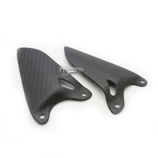 Reposes pieds Carbone Ducati 848 1098 1198 - Vernis : Mat ; Trame : Sergé
