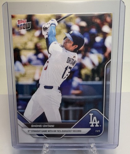 2025 MLB Topps NOW 456  SHOHEI OHTANI 5 HRS IN 5 Games LA DODGERS Presale