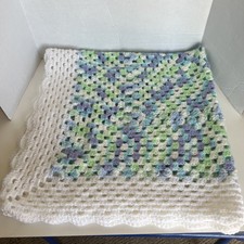 Selbstgemachtes gehäkeltes Baby Afghan 41 Zoll quadratisch
