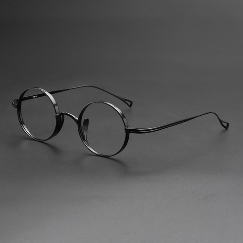 Womens Mens Eyeglass Frames Round Retro with polarized progressive sunglasses - Picture 4 of 7