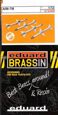 EDU672450 1:72 Eduard Brassin AIM-7M Sparrow Missile Set