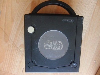 Star Wars Edition Nintendo GameCube Black Console DOL-001 inklusive SV