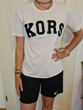 Original Michael Kors T-Shirt Shirt wie neu cremeweiß Gr. M / L