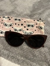 Brown Cat Eye Sun Glasses