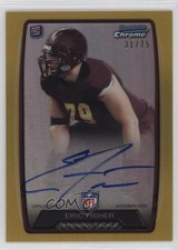 2013 Bowman Rookie Chrome Refractor Gold 31/75 Eric Fisher #RCRA-ER Auto 7eo