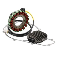 Magneto Stator + Voltage Rectifier + Gasket For KAWASAKI KLR 650 E 2008-2010